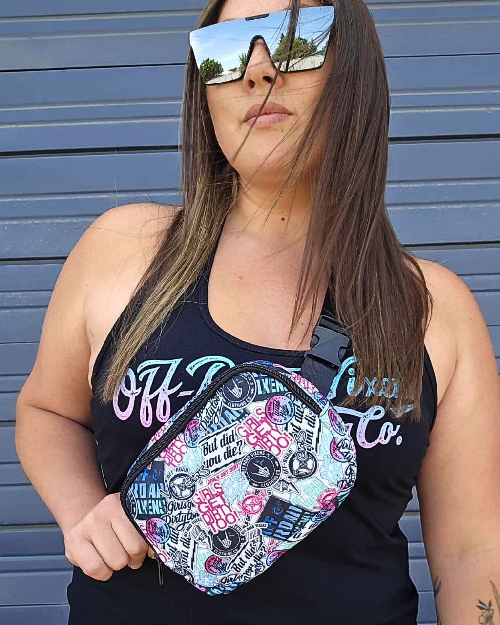 Graffiti Crossbody/Fannypack Bag OFF-ROAD VIXENS CLOTHING CO.
