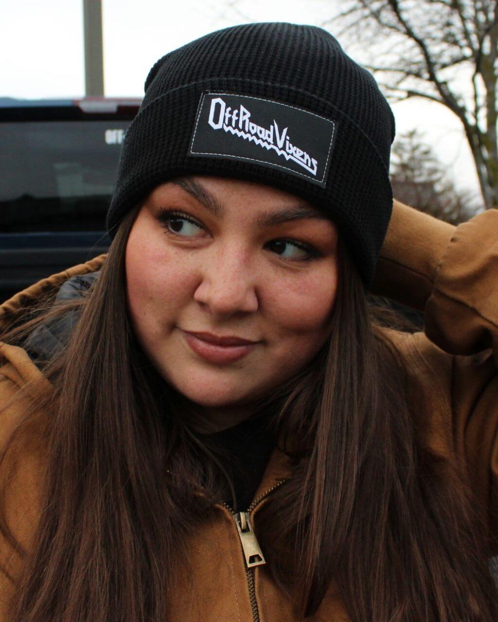 Heavy Metal Waffle Beanie OFF-ROAD VIXENS CLOTHING CO.