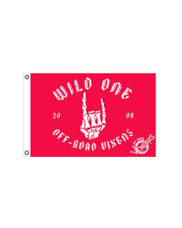 Wild One Flag 12" x 18" OFF-ROAD VIXENS CLOTHING CO.