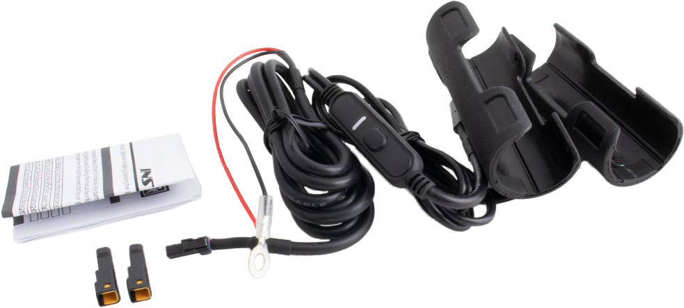 X Claws Heated Grips Clip On Sleeve 12v Black KOSO