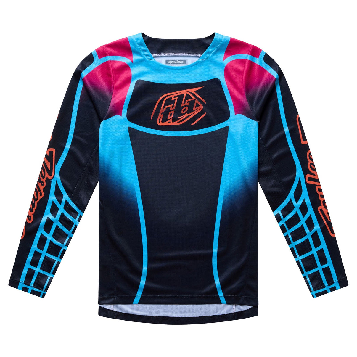 Youth GP Pro Jersey Framework BLACK / CYAN image 1