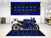 Designed Pit Mat for Yamaha R1 Motorcycle - MM7111 MPM Motorcycle Mat