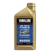 Yamalube Hi-Performance Full Synthetic Engine Oil 15W50 - 1  Quart Yamalube