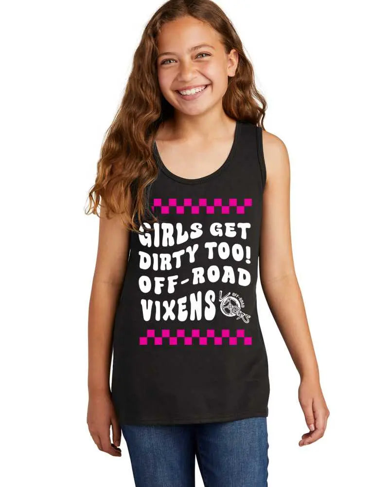 Youth Groovy Vibes Tank OFF-ROAD VIXENS CLOTHING CO.
