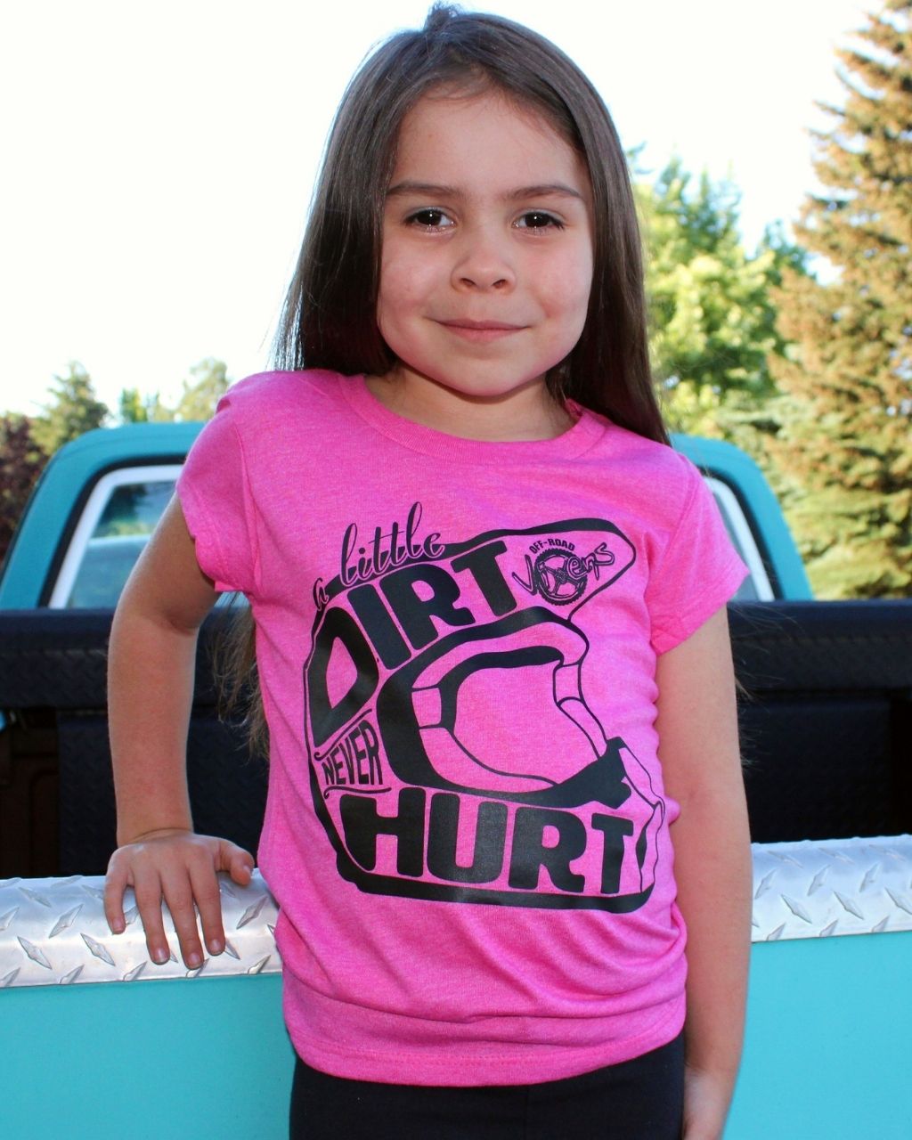 A Little Dirt Never Hurt Youth Tee Pink - LiveTheGnar