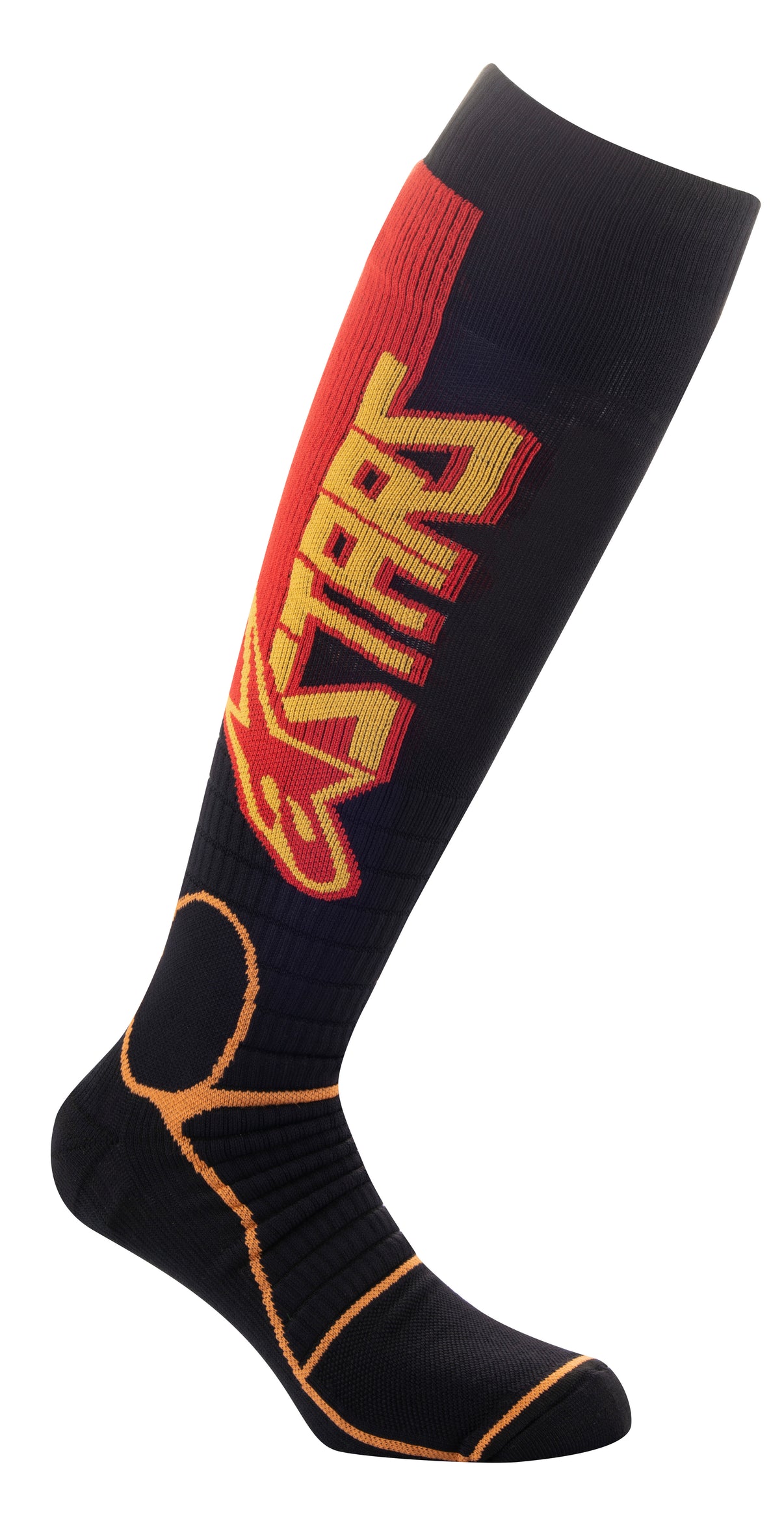 Mx Pro Socks Black/Yellow/Tangerine Sm