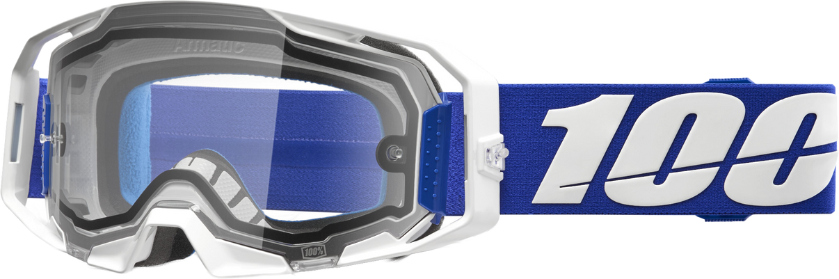 Armatic  Enduro Moto Goggle Blue Clear Lens
