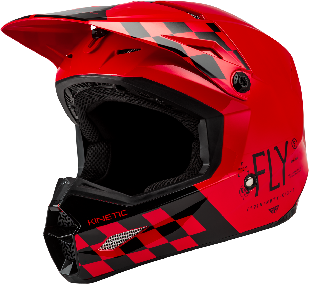 FLY Racing 2026 Kinetic Lite Rival Helmet - Gloss Red/Black