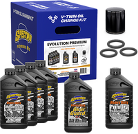 V Twin Full Oil Service Kit Evo Premium