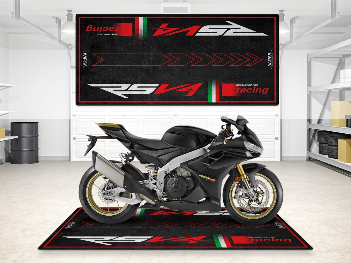 Motorcycle Mat for RSV4 Sportbike Motorcycle - MM7220 MPM Motorcycle Mat