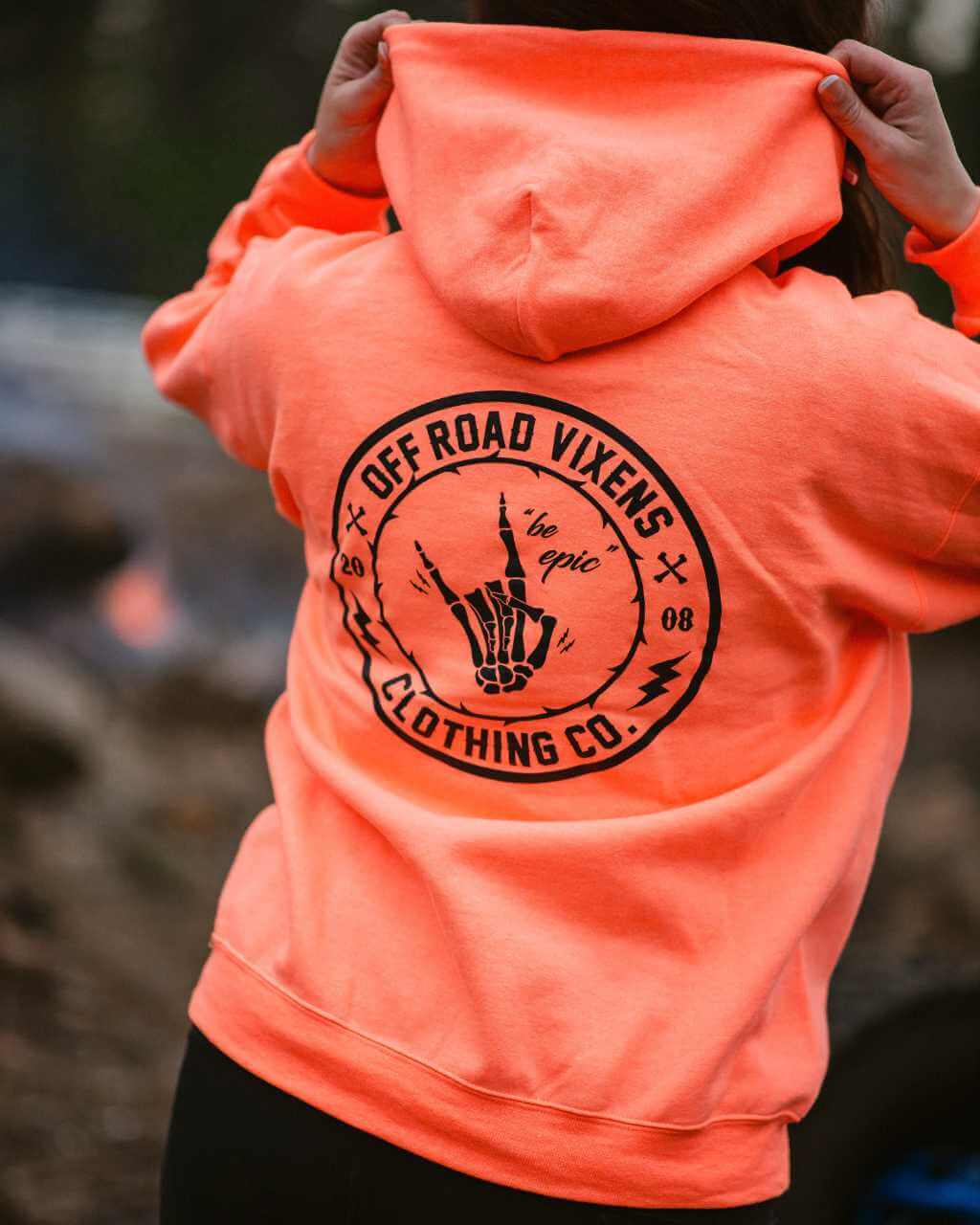 Be Epic Pullover Neon Coral - LiveTheGnar