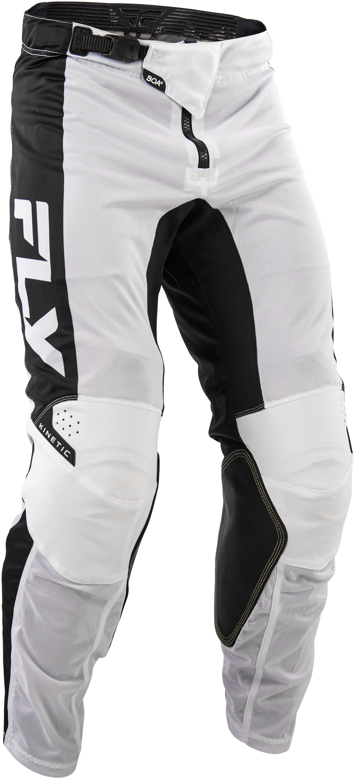 FLY Racing Kinetic Mesh Pants - White/Black