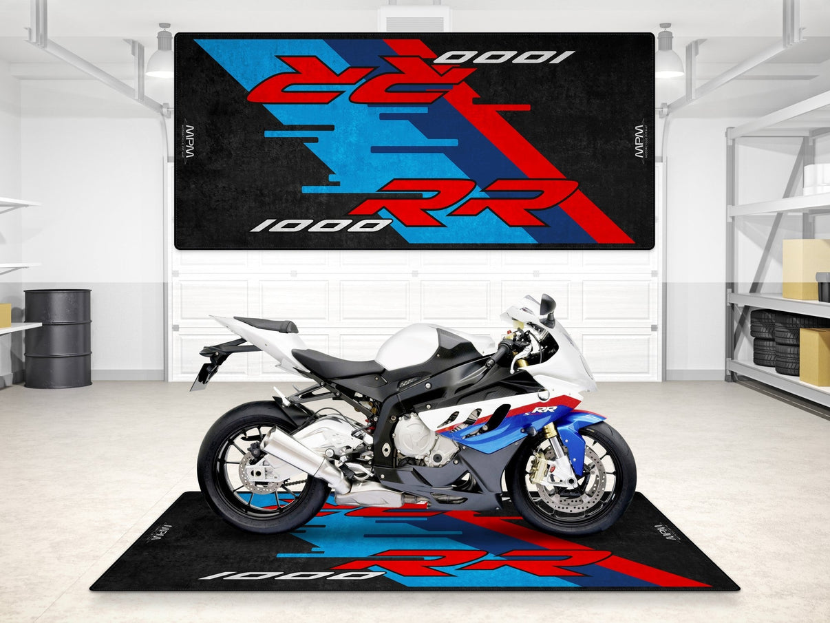 Designed Pit Mat for BMW S1000RR Motorcycle - MM7159 MPM Motorcycle Mat