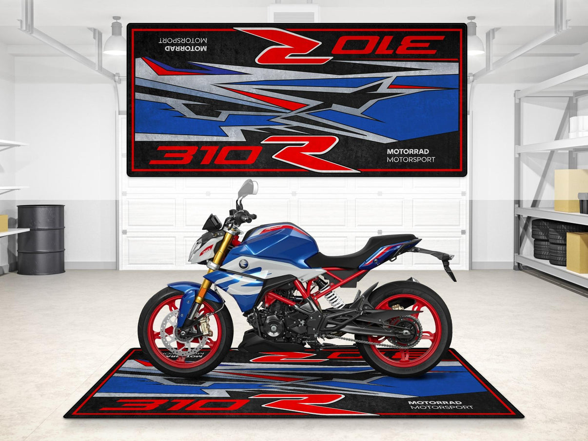 Designed Pit Mat for BMW G310R Motorcycle - MM7287 MPM Motorcycle Mat