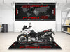 Designed Pit Mat for BMW F750 GS Motorcycle - MM7296 MPM Motorcycle Mat