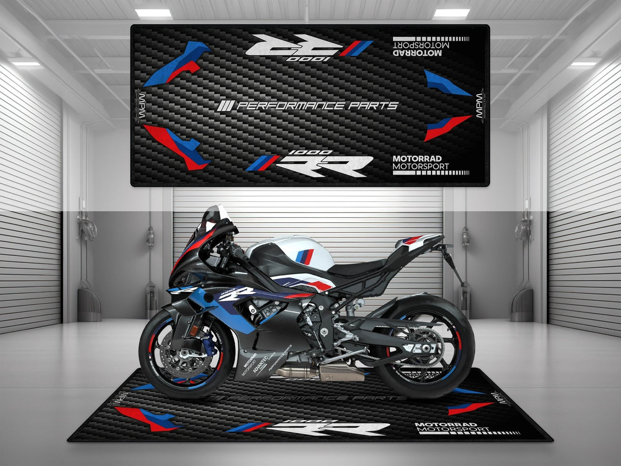 Motorcycle Mat for M1000RR Carbon Sportbike Motorcycle - MM7161 MPM Motorcycle Mat