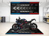 Designed Pit Mat for BMW M1000R Motorcycle - MM7281 MPM Motorcycle Mat