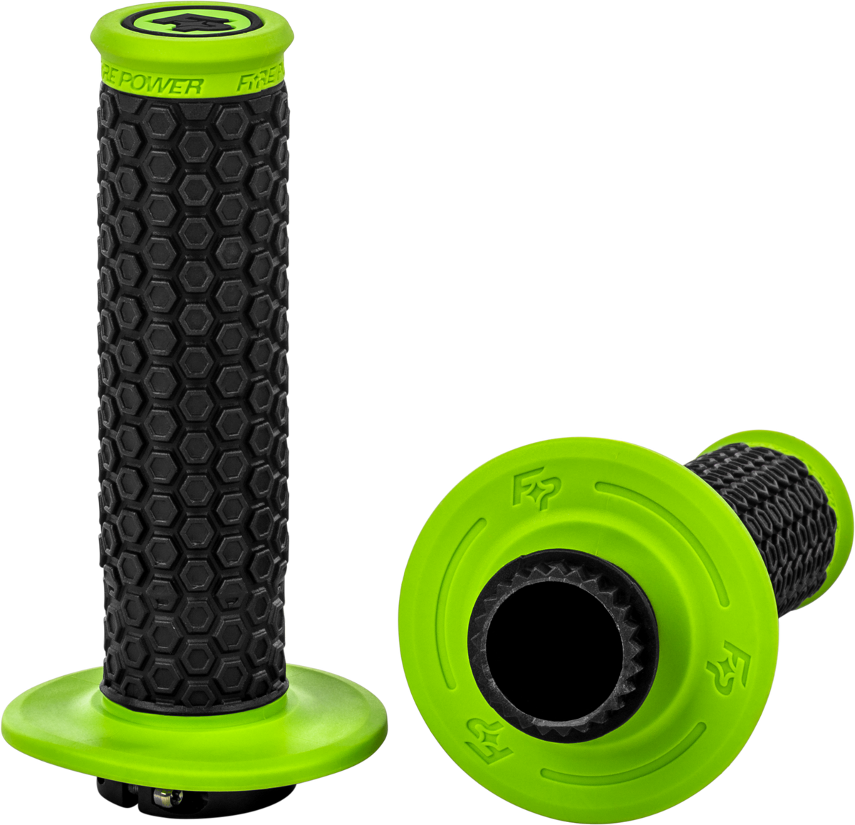 Pilot Mx Lock On Grips Green
