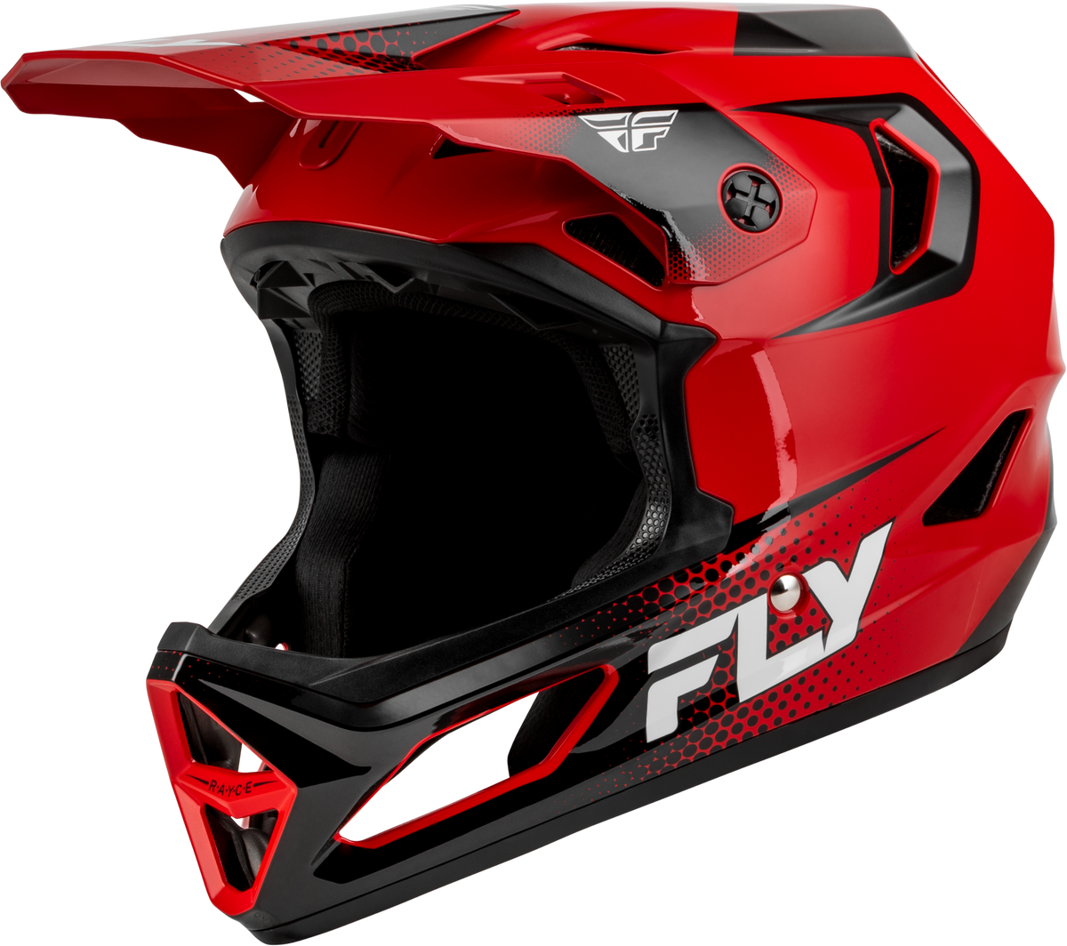 FLY Racing Rayce Sonar BMX / MTB / eBike Helmet - Red/Black/White