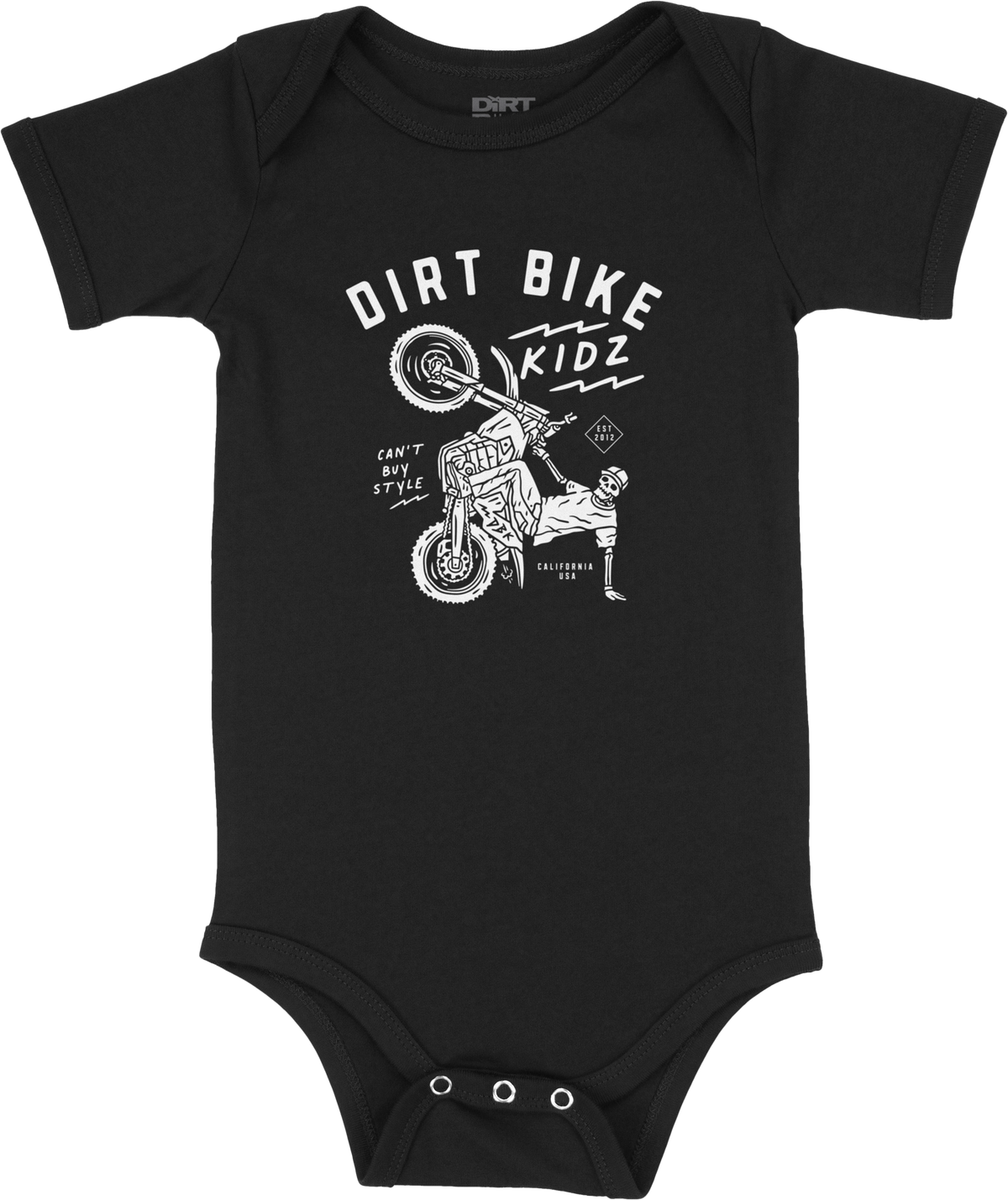 DBK 12 O'Clock Baby Onesie - Black