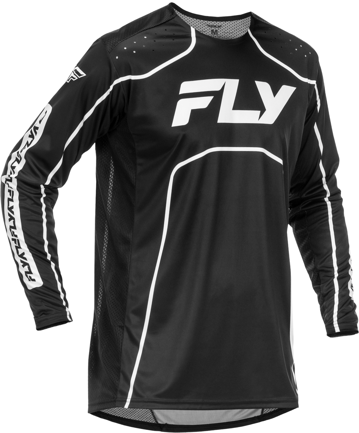 FLY Racing 2026 Rayce BMX / MTB / eBike Jersey - Black/White