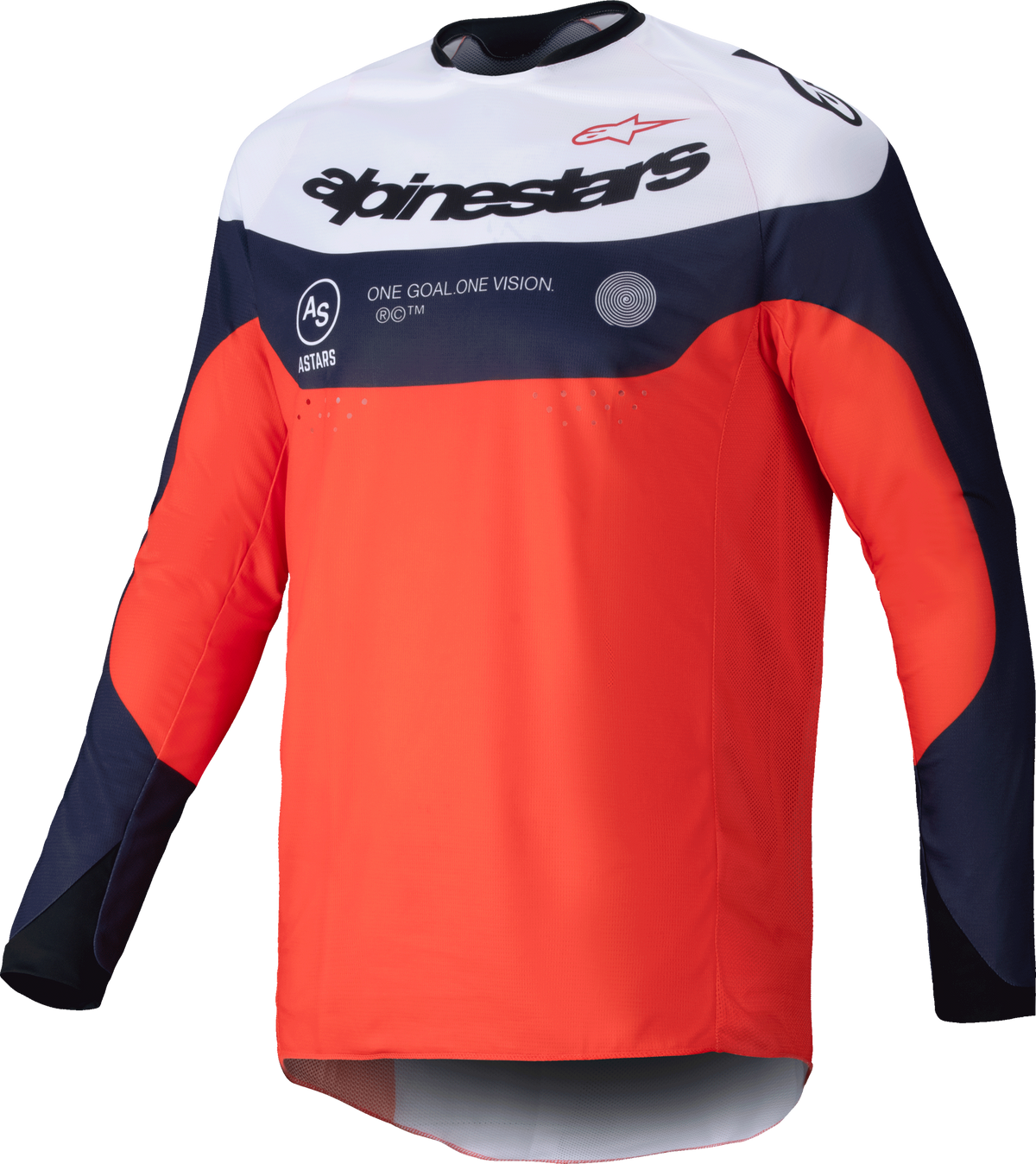 Alpinestars Pro-Dura Jersey - Navy/Hot Orange/White