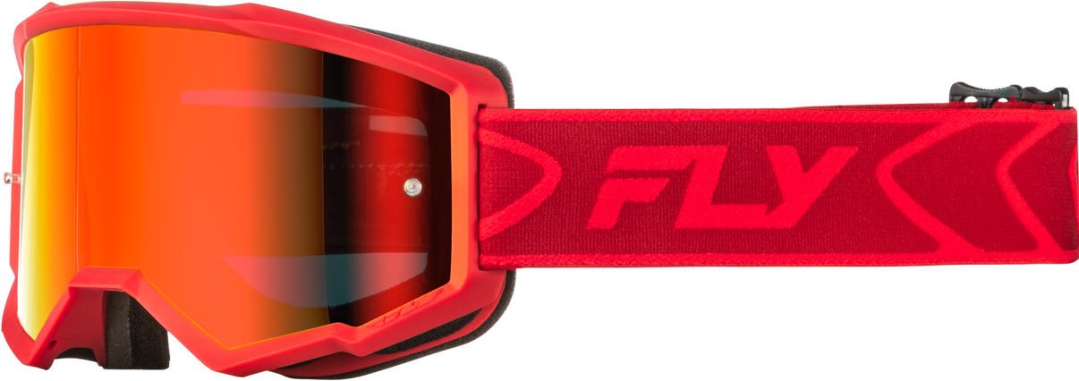 Youth Zone Goggle Red/Crimson W/ Red Mirror/Smoke Lens