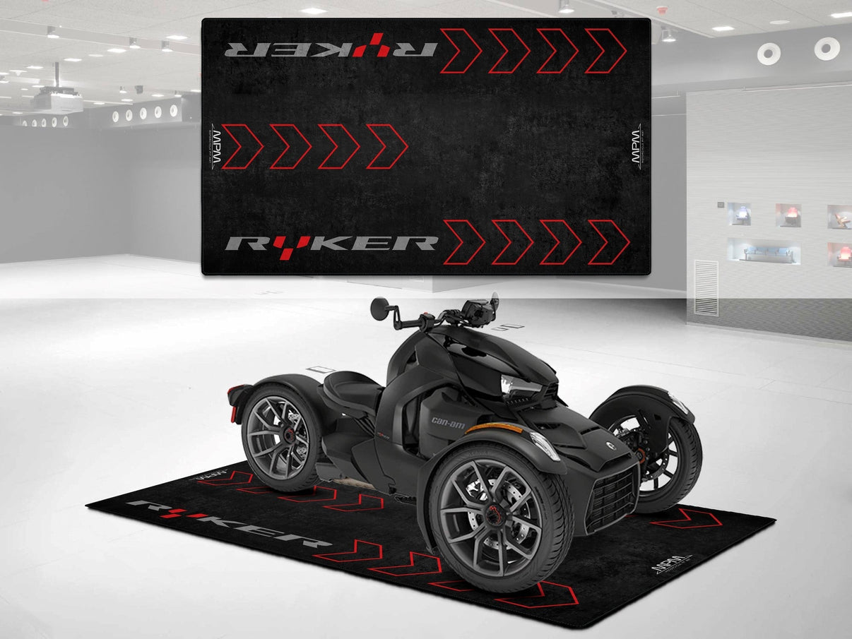 Designed Pit Mat for Can-Am Ryker Motorcycle - MM7221 MPM Motorcycle Mat