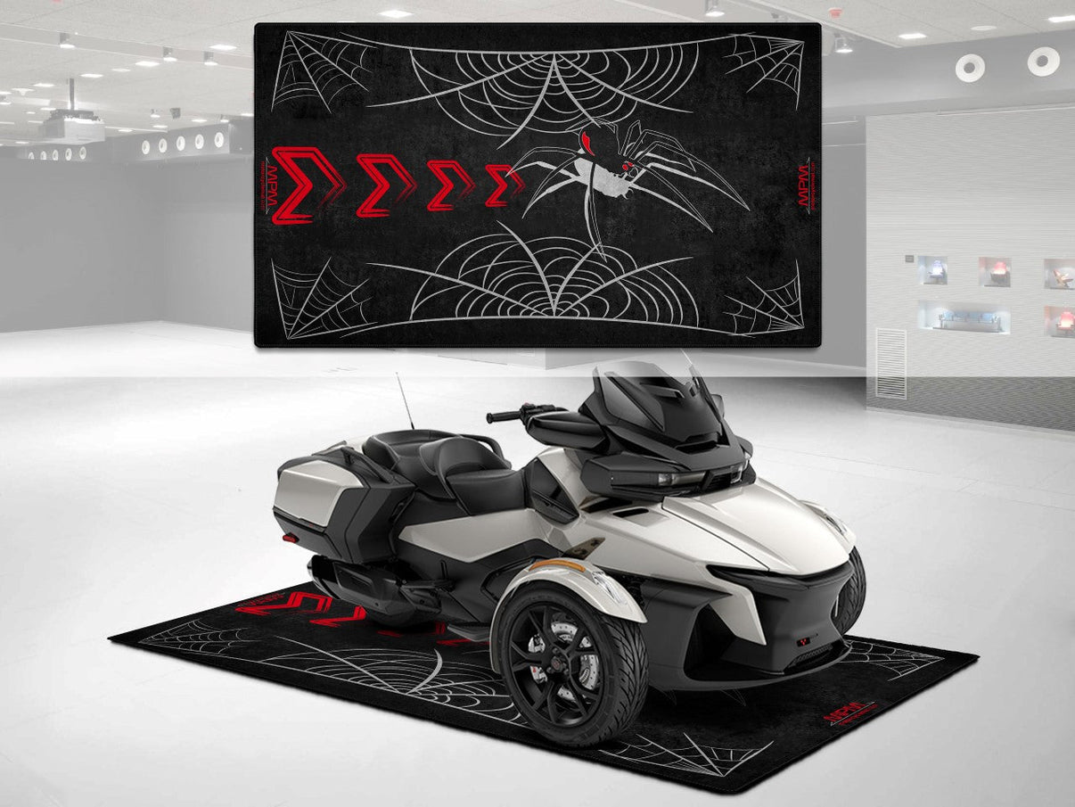 Motorcycle Mat for Can-Am Spyder Motorcycle - U401 MPM Motorcycle Mat