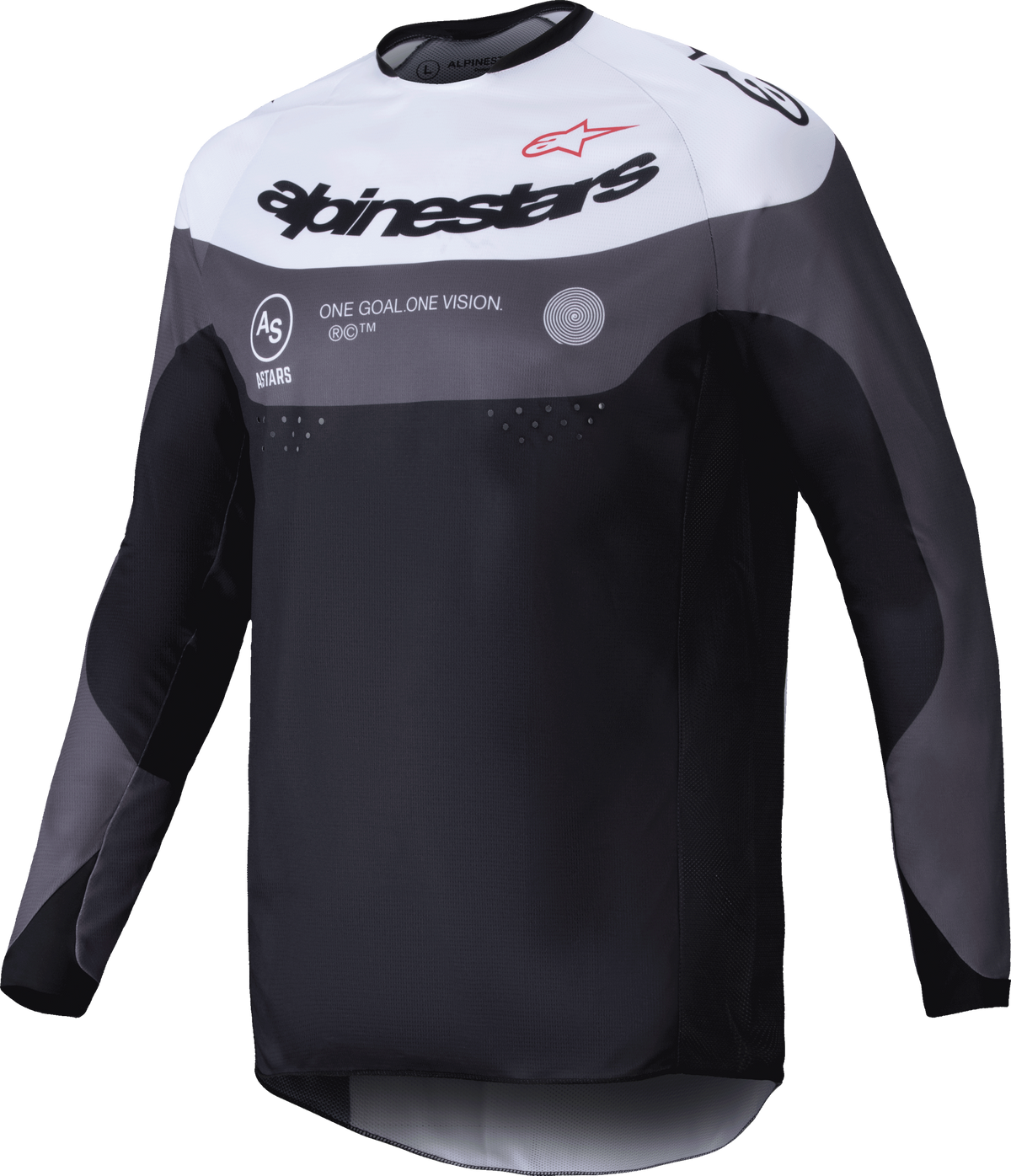Alpinestars Pro-Dura Jersey - Black/Magnet White