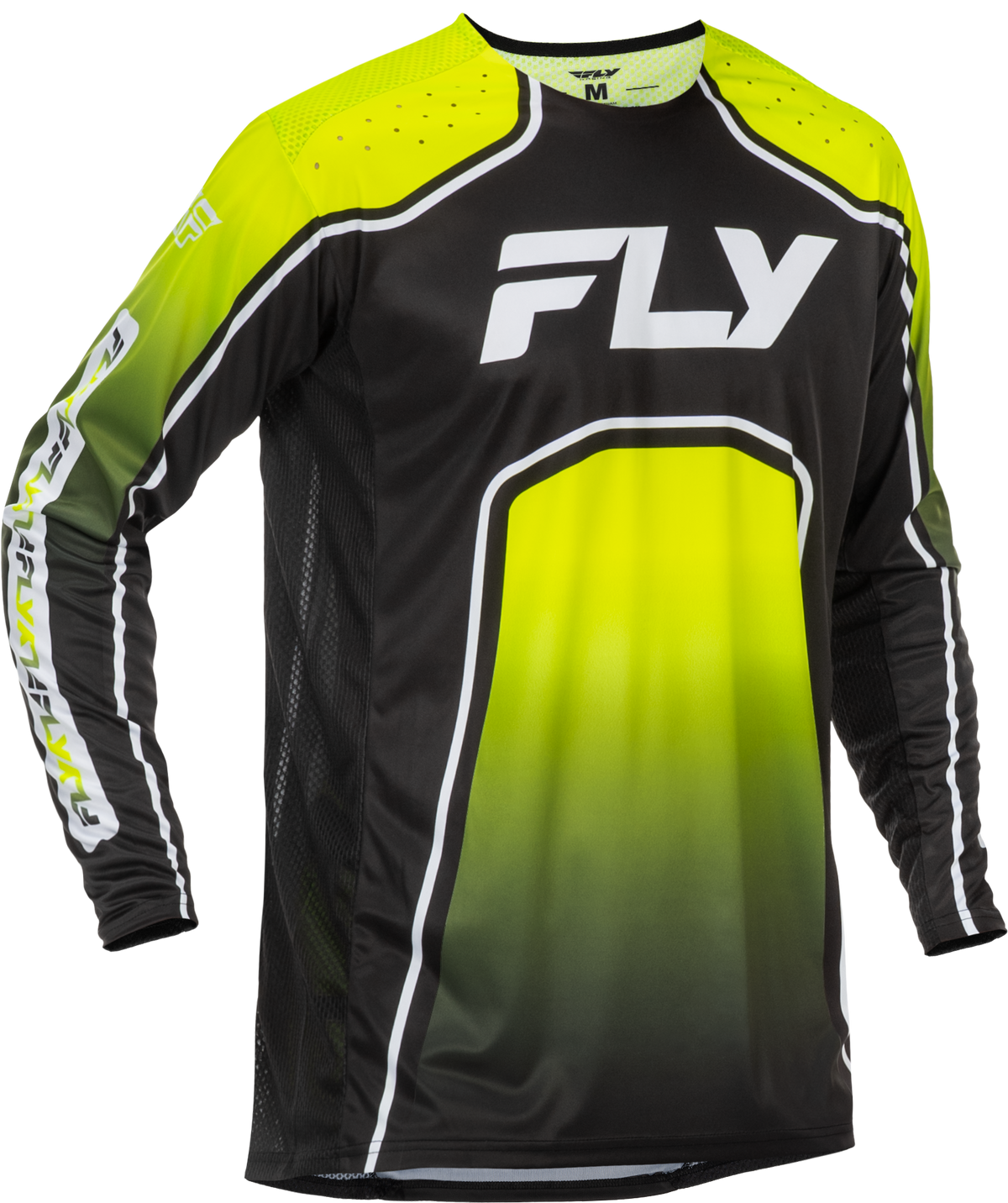 FLY Racing 2026 Rayce BMX / MTB / eBike Jersey - Lime/Black/White