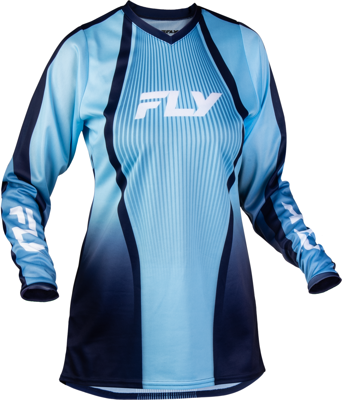 FLY Racing 2027 Women's F-16 Lift Jersey - Aqua/Navy/White