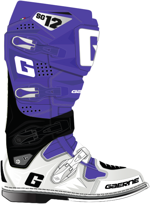 Sg12 Le Boot Purple/Black/White 08