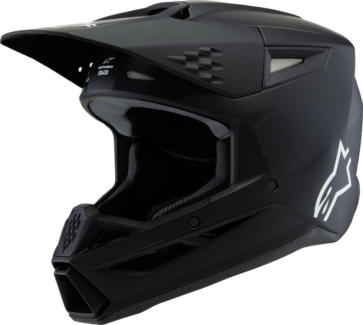 Alpinestars SM3 Youth Solid Helmet - Black Matte