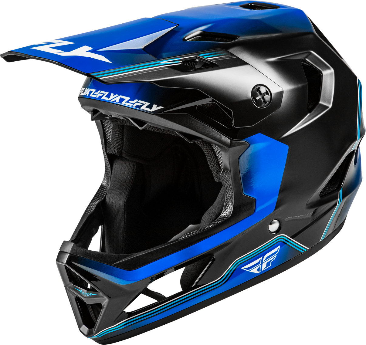 Rayce Repeat Bicycle Helmet Black/Blue Xs