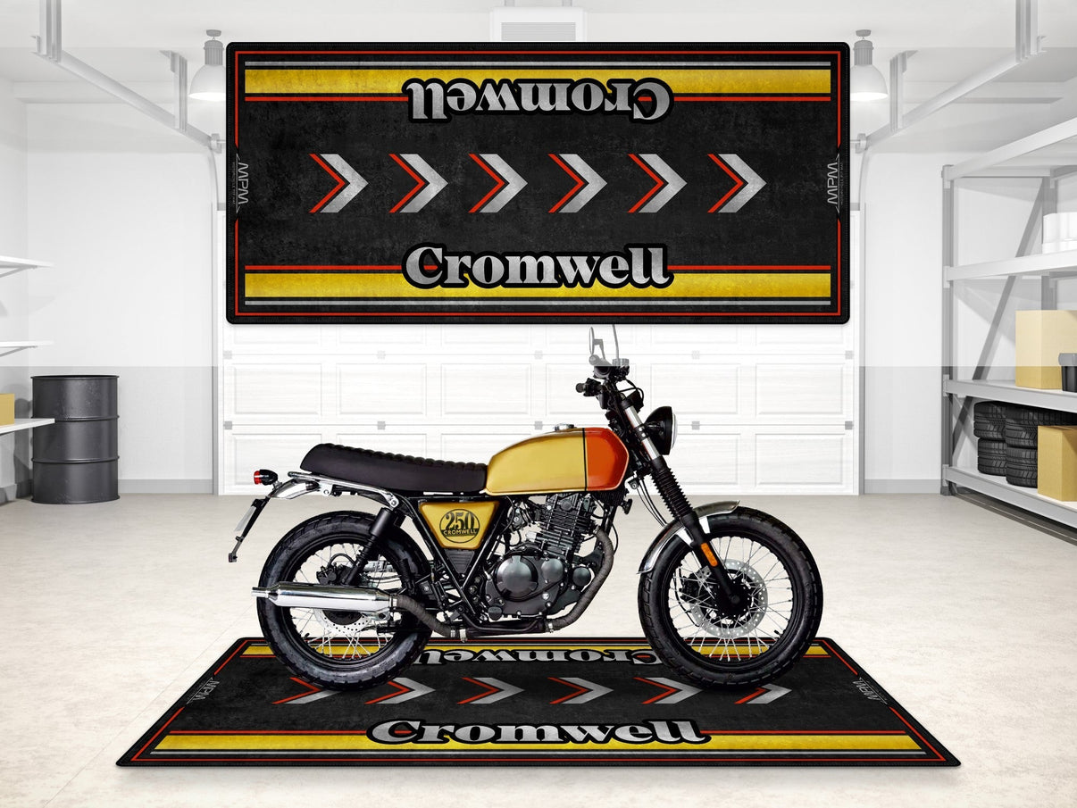 Designed Pit Mat for Brixton Cromwell Motorcycle - MM7460 MPM Motorcycle Mat