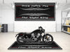 Motorcycle Mat for Cruiser Motorcycle "The Night King" - MM7300 MPM Motorcycle Mat