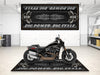 Motorcycle Mat for Cruiser Motorcycle "Big Power, Big Style" - MM7305 MPM Motorcycle Mat