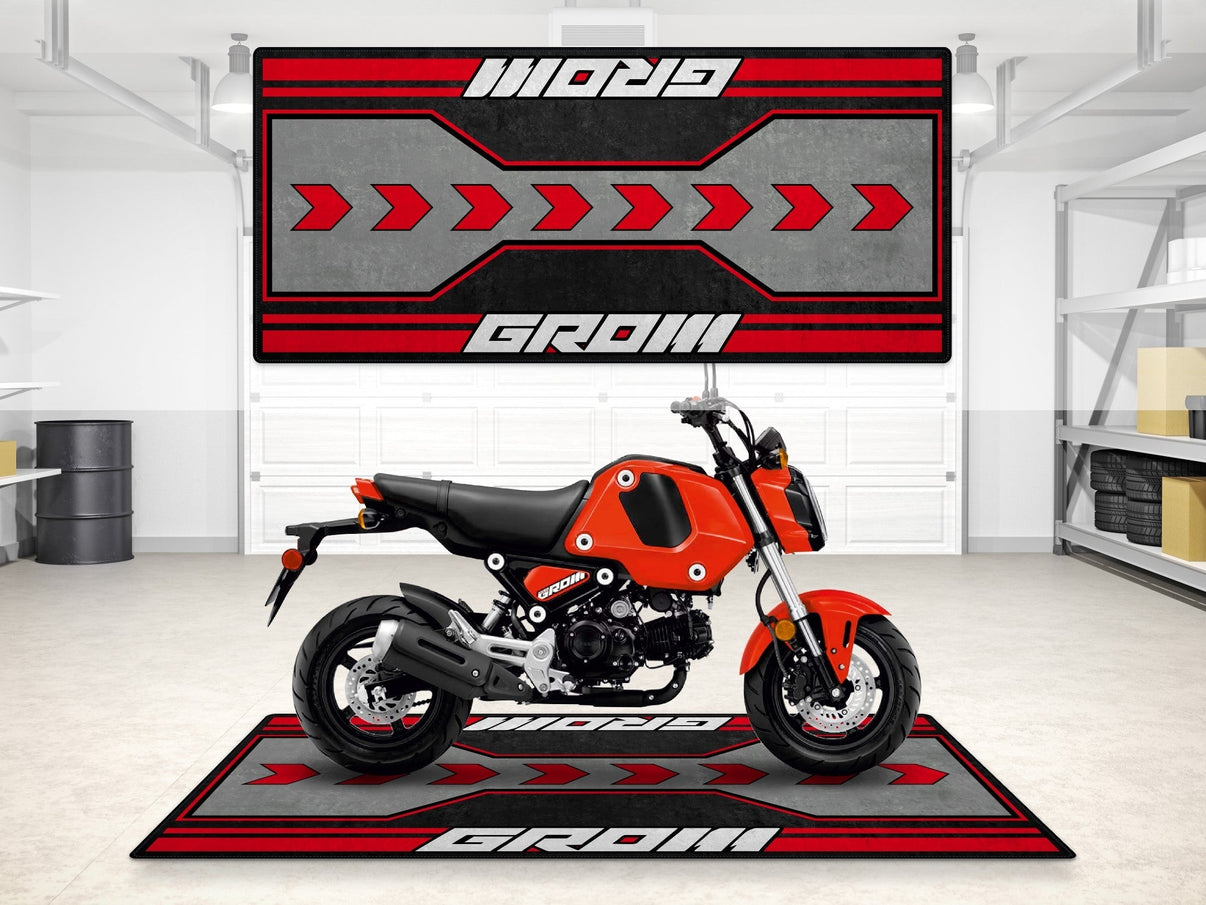 Designed Pit Mat for Honda GROM Motorcycle - MM7265 MPM Motorcycle Mat