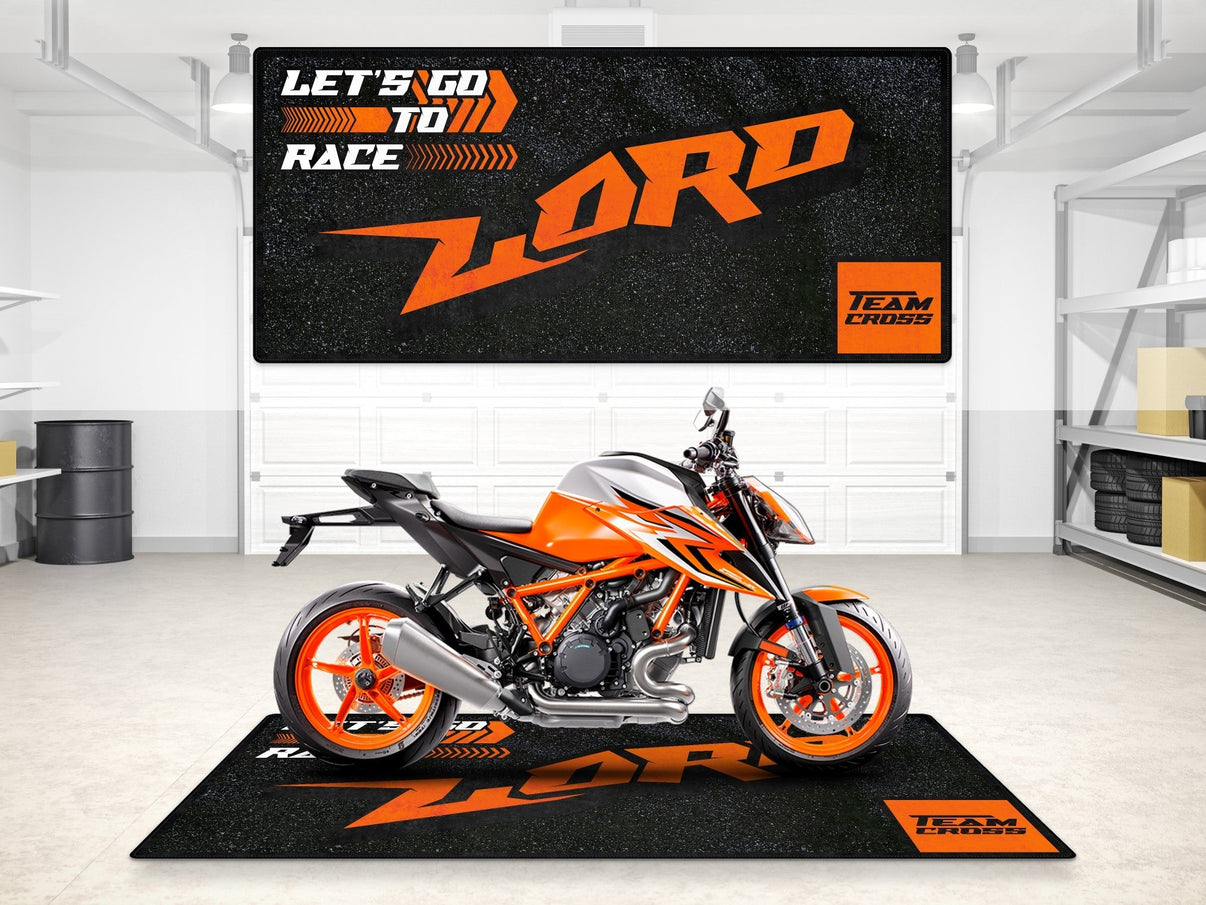 Designed Pit Mat for KTM Motorcycle (Lord) - MM7218 MPM Motorcycle Mat