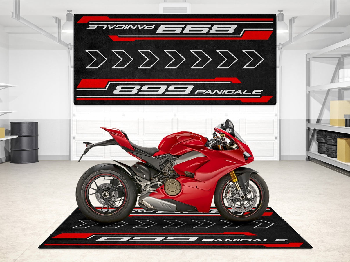 Designed Pit Mat for Ducati 899 Panigale Motorcycle - MM7171 MPM Motorcycle Mat