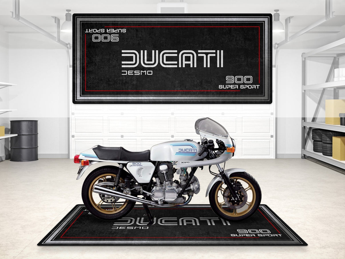Designed Pit Mat for Ducati 900 SS Super Sport Motorcycle - MM7202 MPM Motorcycle Mat