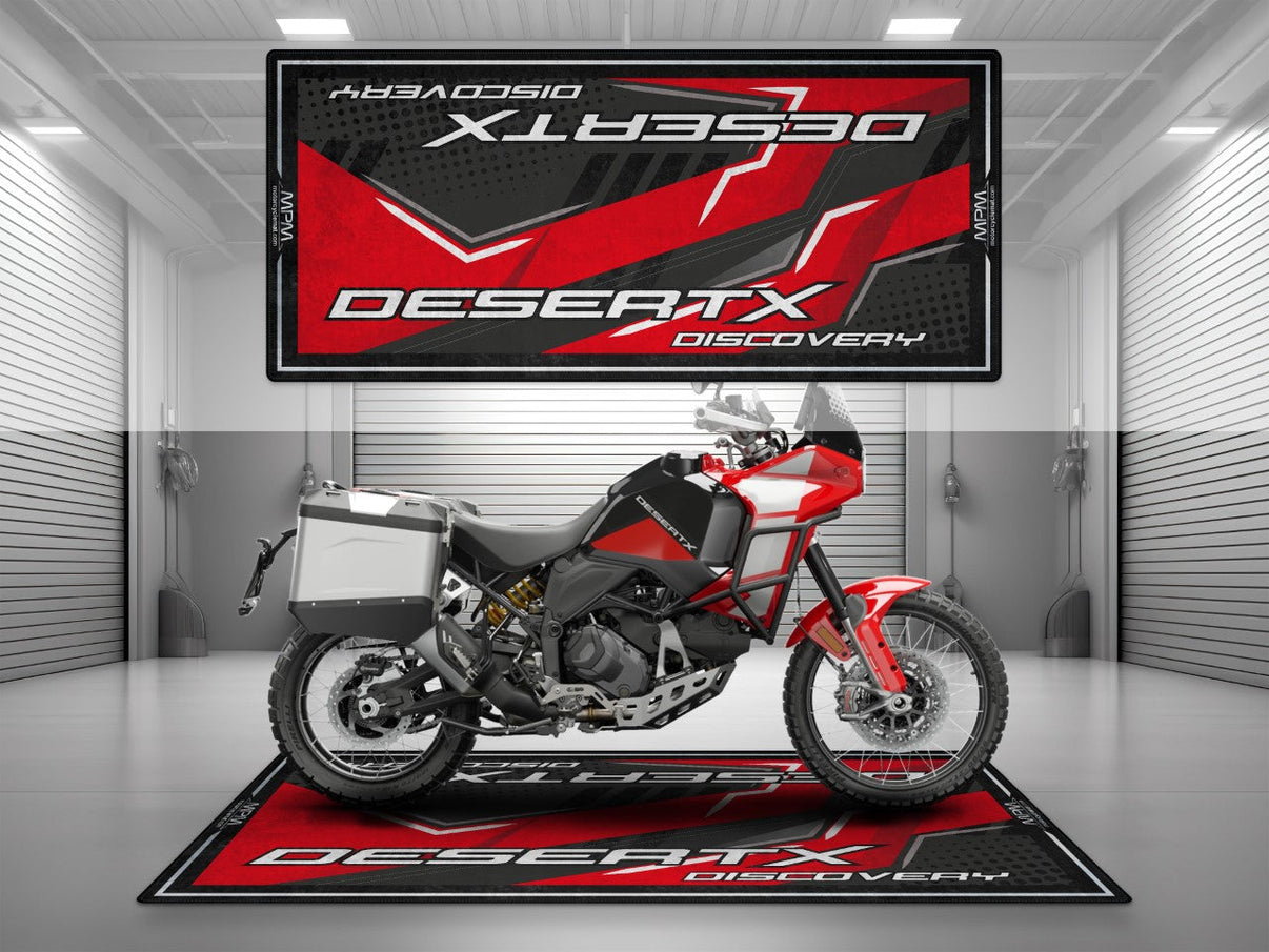 Motorcycle Mat for Ducati DesertX Discovery Motorcycle - MM4103 MPM Motorcycle Mat
