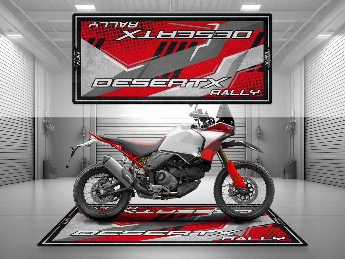 Motorcycle Mat for Ducati DesertX Rally Motorcycle - MM4104 MPM Motorcycle Mat