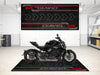 Designed Pit Mat for Ducati Diavel V4 Motorcycle - MM7170 MPM Motorcycle Mat