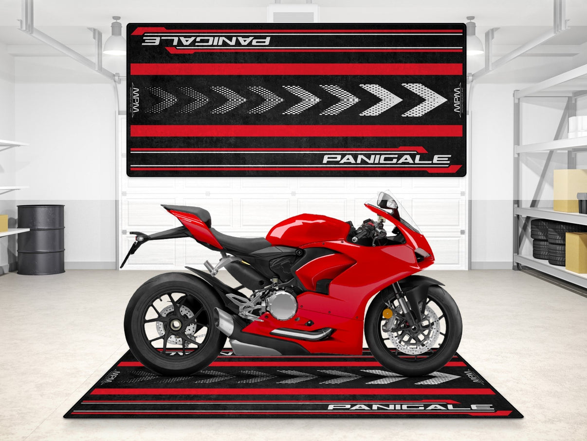 Designed Pit Mat for Ducati Panigale Motorcycle - MM7181 MPM Motorcycle Mat