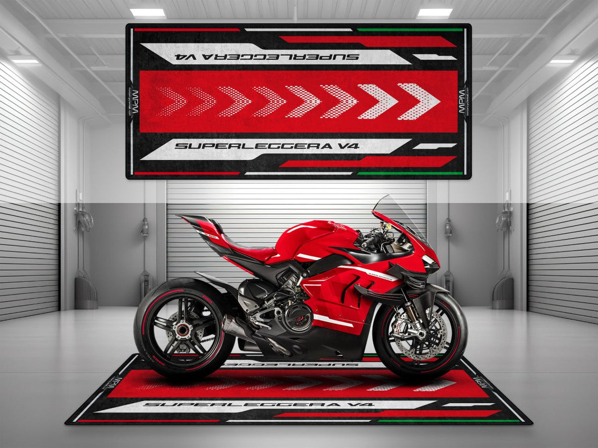 Motorcycle Mat for Ducati Superleggera V4 Motorcycle - MM4117 MPM Motorcycle Mat