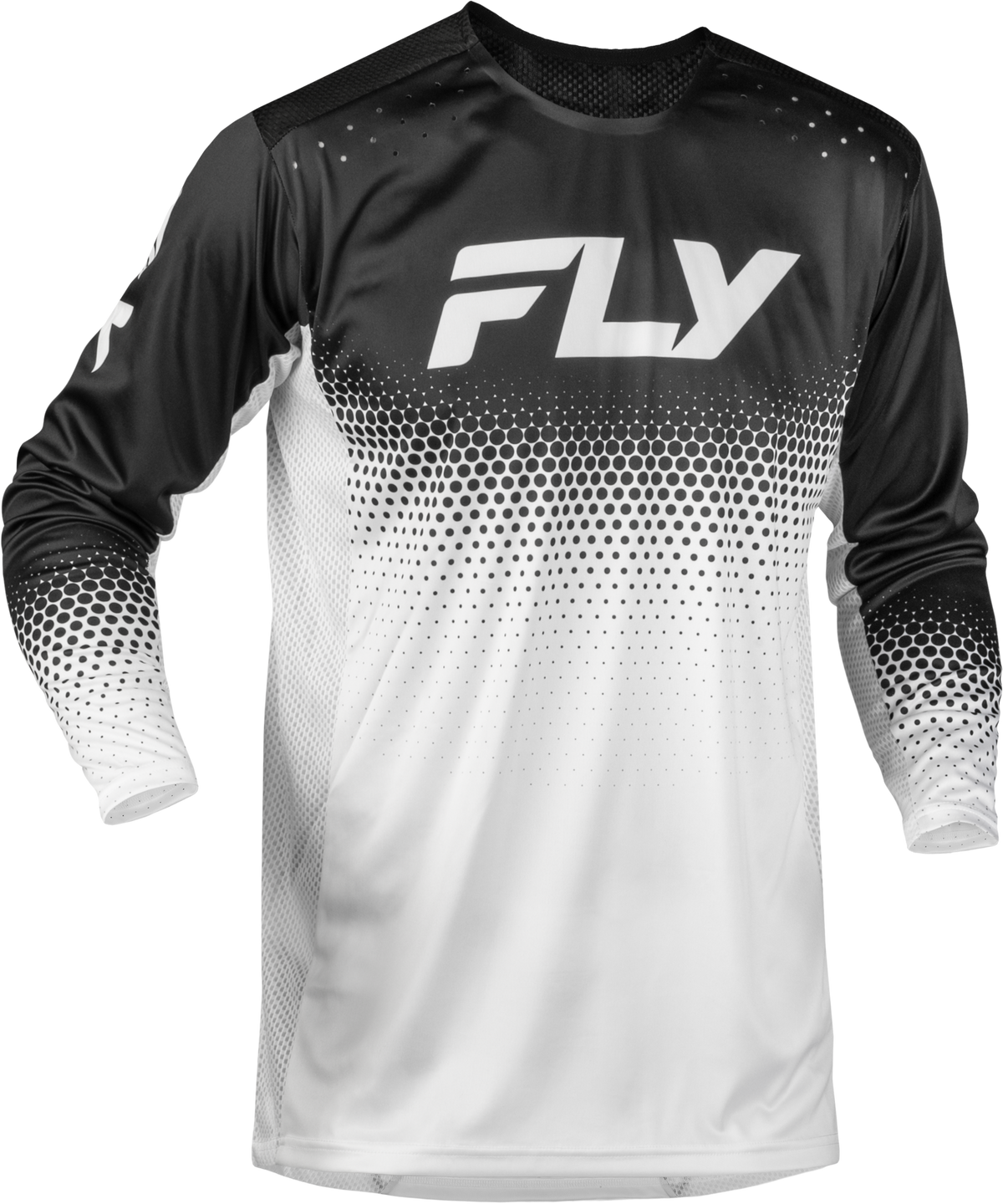 FLY Racing 2027 Youth Rayce Sonar BMX / MTB / eBike Jersey - White/Black