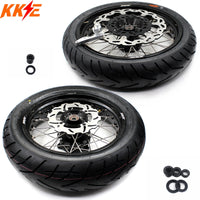 KKE 3.5/4.25*17" Cush Drive Wheels For SUZUKI DR650SE 1996-2021 CST Tires KKE Racing