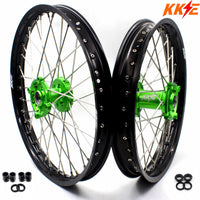 KKE 21/18 Enduro Wheels For KAWASAKI KX250F KX450F 2019-2021 KX450X KX450 2019-2023 KKE Racing